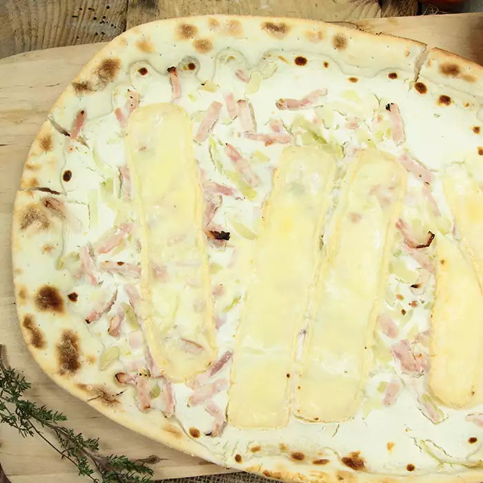 Tarte flambée Munster