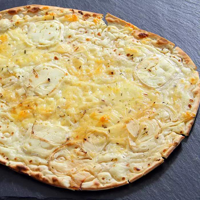 Tarte flambée gratinée